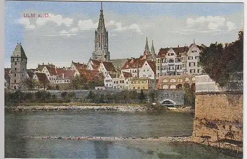 (34447) AK Ulm, Panorama, vor 1945
