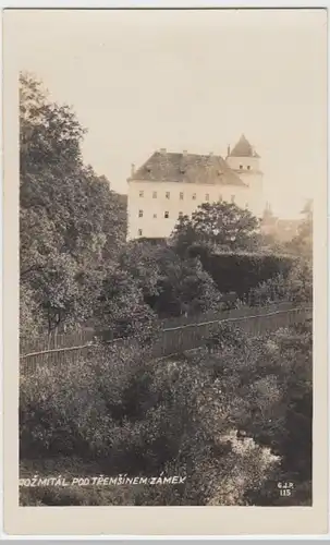 (11249) Foto AK Rožmitál pod Třemšínem, Rozmital, Schloss vor 1945