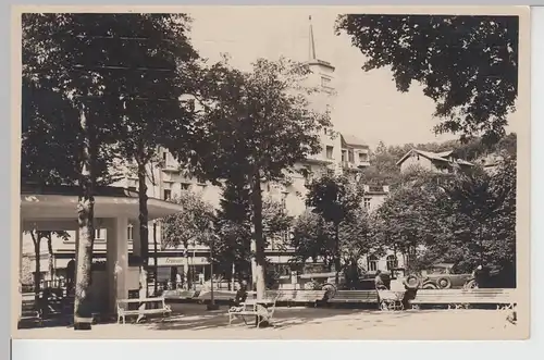 (109875) Foto AK Johannisbad, Kurpark, Janské Lázne, vor 1945