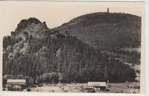(107805) Foto AK Dalecín, Burg Tollenstein, Tannenberg, Jedlová, vor 1945