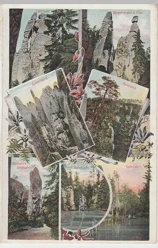 (105935) AK Adršpašsko-Teplické skály, Adersbach Felsenstadt, vor 1945