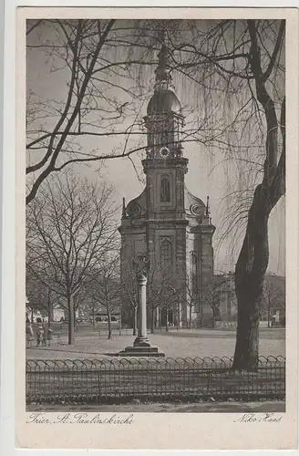 (83961) AK Trier, Kirche St. Paulin, vor 1945