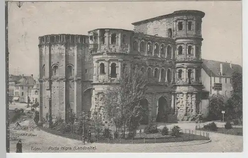 (78308) AK Trier, Porta Nigra Landseite, 1910