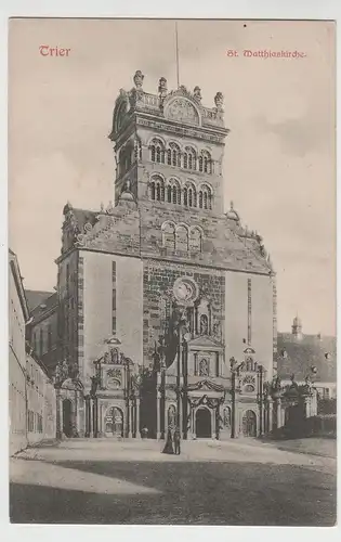 (69802) AK Trier, Benediktinerabtei St. Matthias, vor 1945