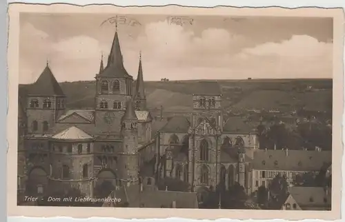 (68518) Foto AK Trier, Dom mit Liebfrauenkirche, 1938