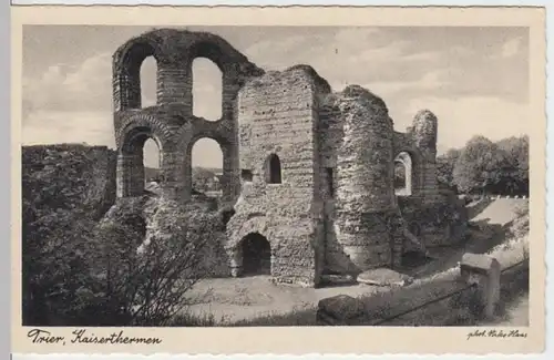 (5135) AK Trier, Kaisertherme, vor 1945