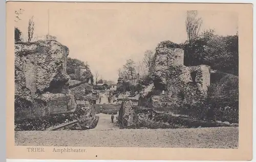 (50355) AK Trier, Amphitheater, vor 1945