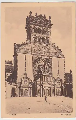 (46599) AK Trier, St. Mathias, vor 1945