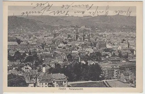 (39571) AK Trier, Totale, Feldpost 1915