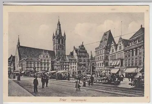 (36410) AK Trier, Hauptmarkt, 1926