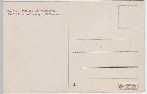 (34459) AK Trier, Dom u. Liebfrauenkirche, vor 1945