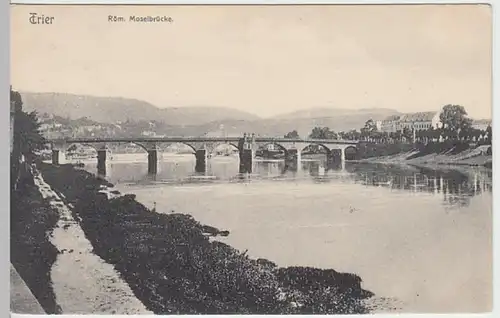 (30964) AK Trier, Römische Moselbrücke, 1905