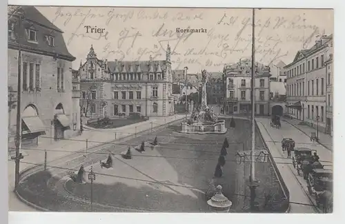 (105625) AK Trier, Kornmarkt, 1911