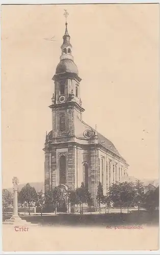 (104971) AK Trier, St. Paulinuskirche, um 1910