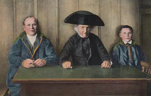 (108002) AK Hessische Trachten, Drei Generationen, Männertrachten 1927