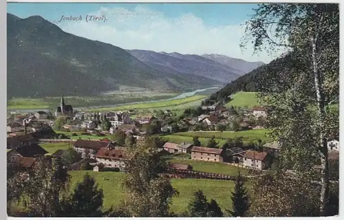 (8157) AK Jenbach, Tirol, Panorama 1912
