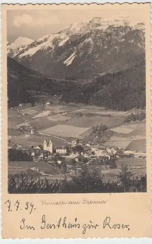 (6843) Foto AK Steinach am Brenner, Panorama, Gschnitztal 1939