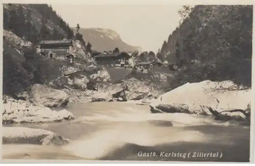 (627) Foto AK Ginzling, Zillertal, Gasthaus Karlsteg