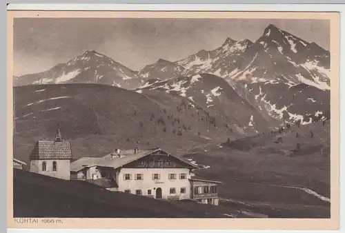 (53926) AK Kühtai (Silz), Gubener Weg, vor 1945