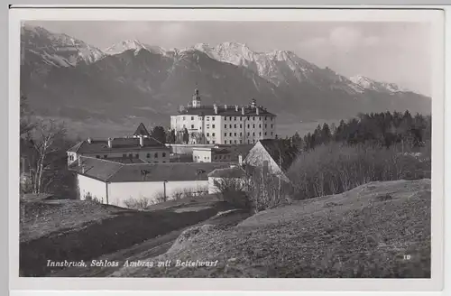 (53487) Foto AK Innsbruck, Schloß Ambras mit Bettelwurf