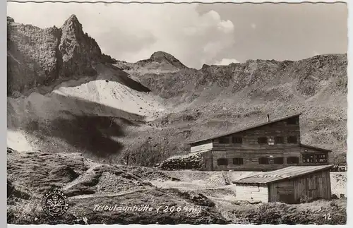 (53362) Foto AK Tribulaunhütte i.d. Stubaier Alpen, nach 1945