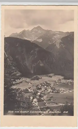 (48598) Foto AK Mayrhofen, Zillertal, Blick vom Gasthof Zimmereben