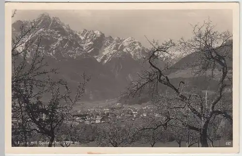 (39644) Foto AK Lienz mit Spitzkogel 1930er