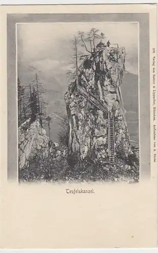 (30219) AK Kufstein (Kaisergebirge), Teufelskanzel, vor 1905