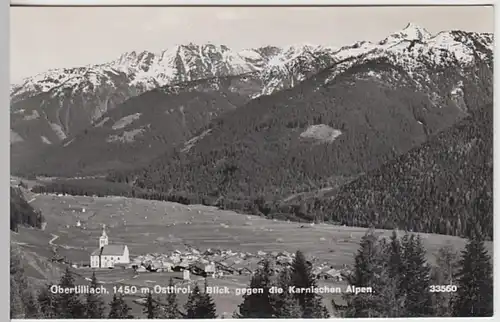 (29622) Foto AK Obertilliach, Blick gegen Karnische Alpen, vor 1945