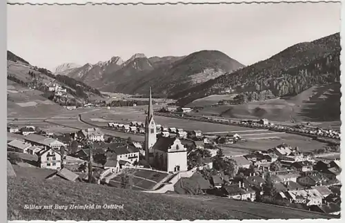 (29620) Foto AK Sillian mit Burg Heimfels