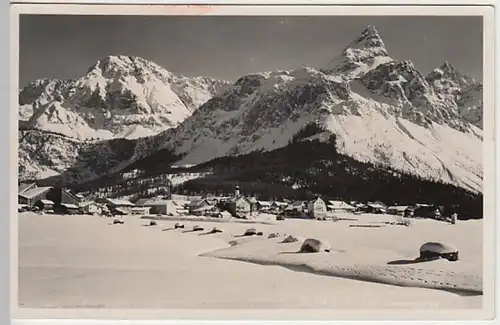 (24971) Foto AK Ehrwald, Tirol, Panorama, Sonnenspitze 1941