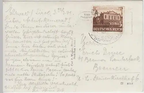(24971) Foto AK Ehrwald, Tirol, Panorama, Sonnenspitze 1941