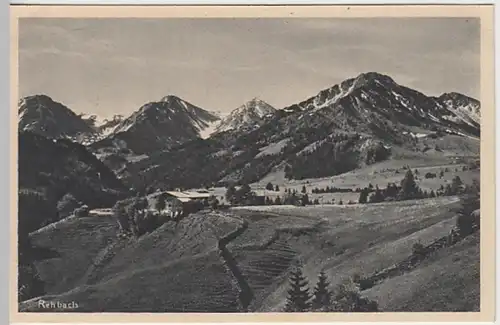 (24968) AK Rehbach, Tirol, Panorama, vor 1945