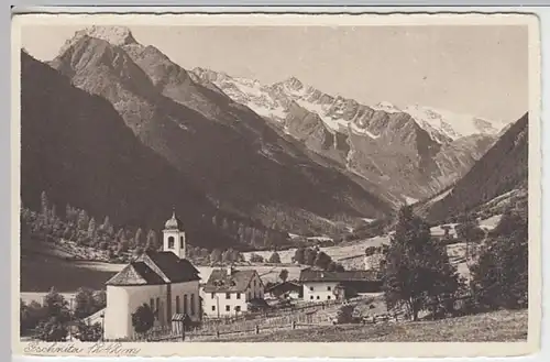 (20683) AK Gschnitz, Kirche, Ortsansicht 1936