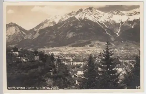 (1968) Foto AK Innsbruck, Panorama, Berg Isel