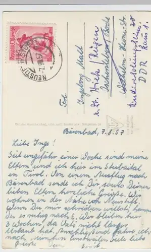(17955) Foto AK Neustift im Stubaital, Ansicht mit Zuckerhut 1957