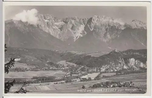 (14587) Foto AK Mötz, Locherboden, Miemingerkette, gelaufen 1978