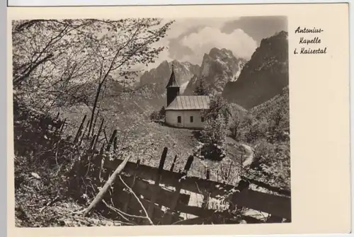 (14584) Foto AK Kaisertal, Tirol, Antoniuskapelle, vor 1945