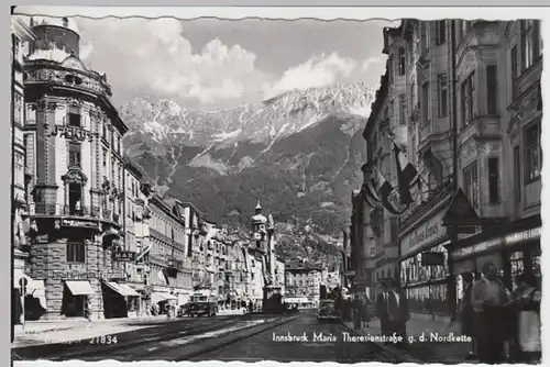 (14491) Foto AK Innsbruck, Maria Theresienstr., Nordkette 1959