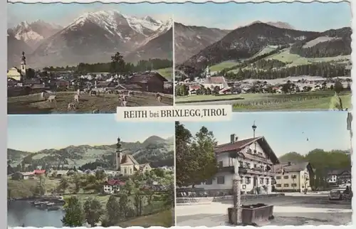 (14208) Foto AK Reith im Alpbachtal, Mehrbildkarte, nach 1945