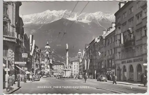 (13865) Foto AK Innsbruck, Maria Theresienstr., nach 1945