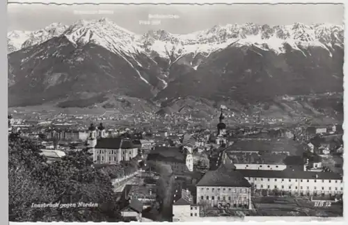 (13755) Foto AK Innsbruck, Panorama, nach 1945