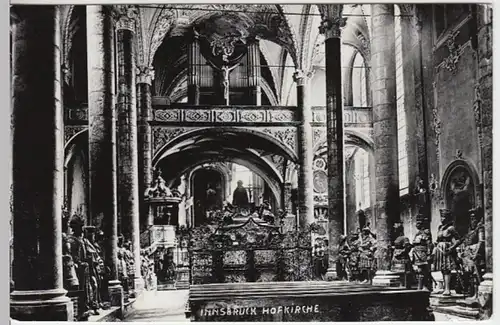 (13735) Foto AK Innsbruck, Hofkirche, Inneres, nach 1945