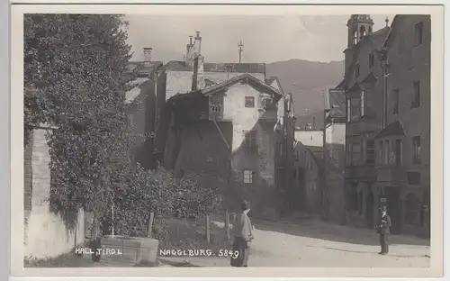 (112956) Foto AK Hall i. Tirol, Nagglburg 1928
