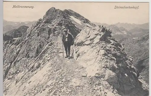 (112359) AK Heilbronner Weg, Steinschartenkopf, um 1906