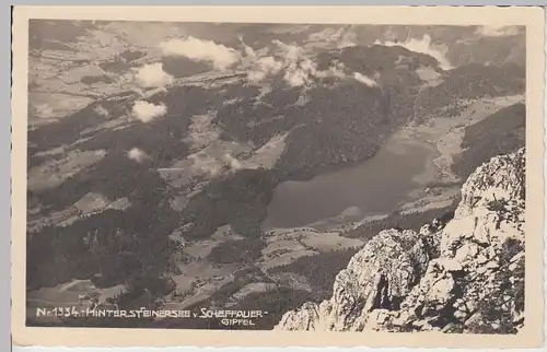 (110025) Foto AK Hintersteiner See, Tirol, Blick vom Scheffauer Gipfel