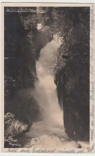 (107116) Foto AK Stillup Wasserfall, Mayrhofen 1927