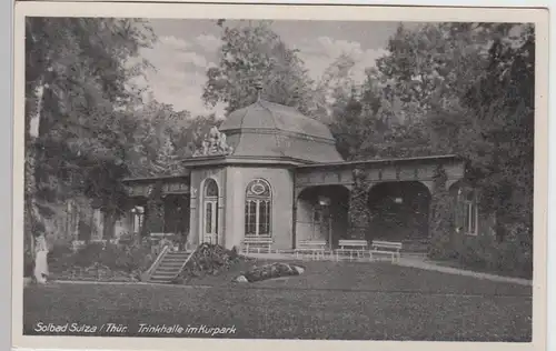 (99879) AK Bad Sulza, Trinkhalle im Kurpark, nach 1945