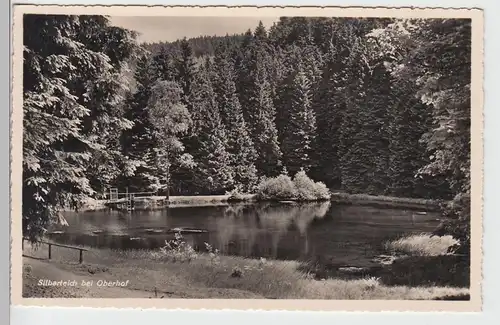 (99878) Foto AK Silberteich bei Oberhof, vor 1945