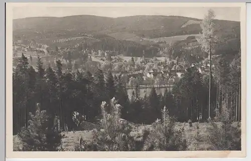 (99877) AK Georgenthal, Thüringen, Blick vom Ziegelberg, vor 1945